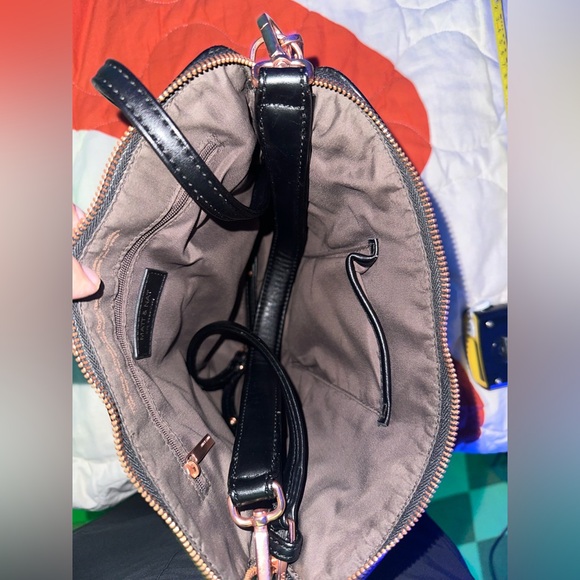 Black Leather Matt & Nat Bag - Picture 9 of 9